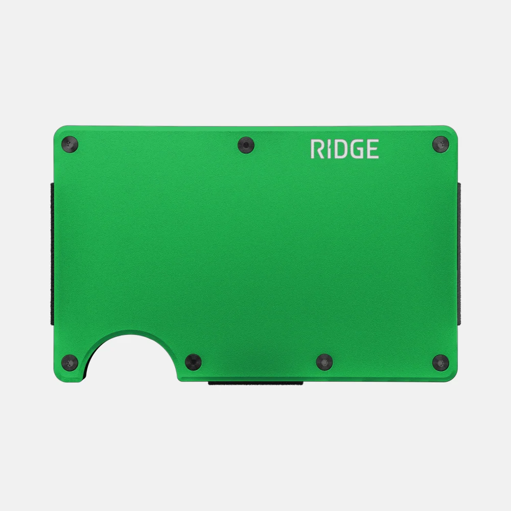 Ridge Wallet - Voodoo Green 1 Ridge Wallet - Voodoo Green