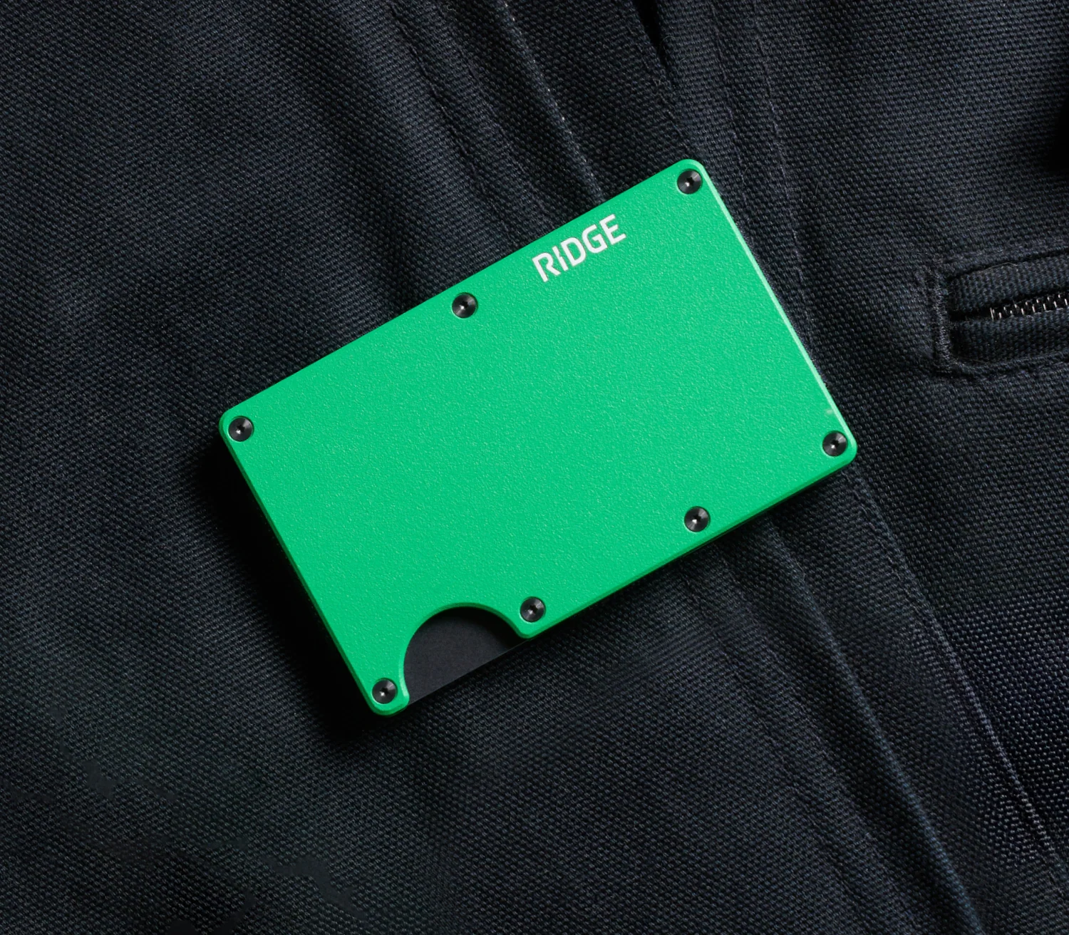 Ridge Wallet - Voodoo Green 4 Ridge Wallet - Voodoo Green