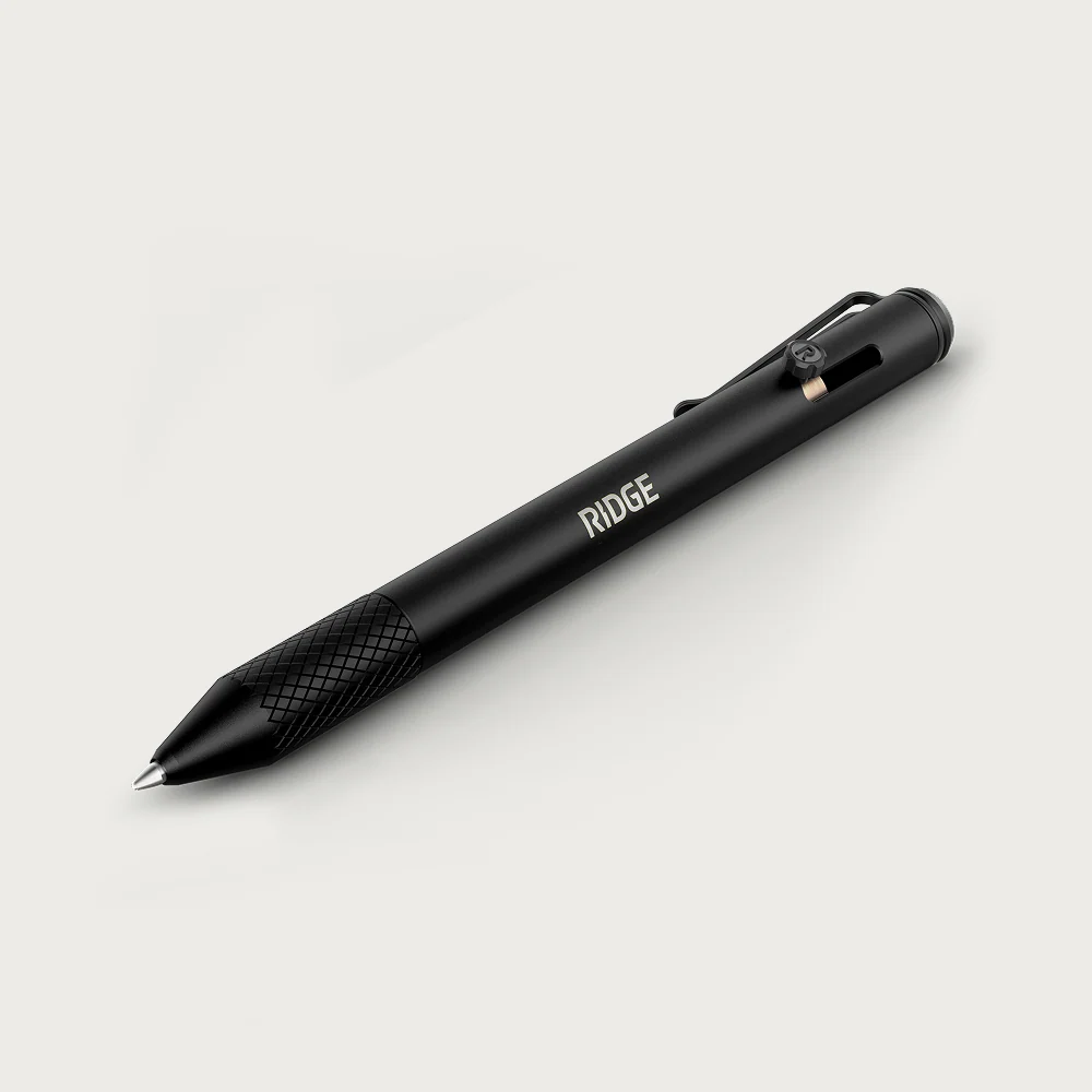 Ridge Bolt Action Pen - Royal Black