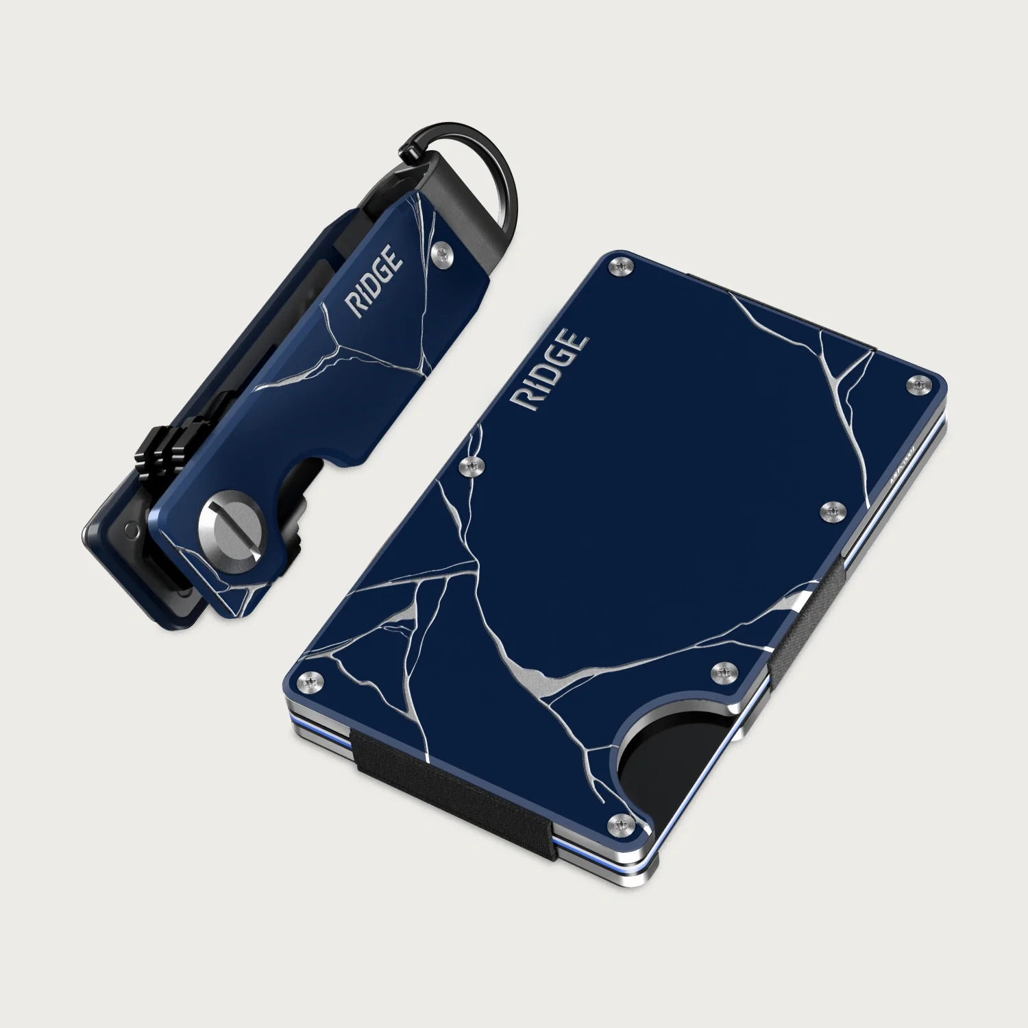 Ridge Wallet + KeyCase - Kintsugi - Navy 1 Ridge Wallet + KeyCase - Kintsugi - Navy