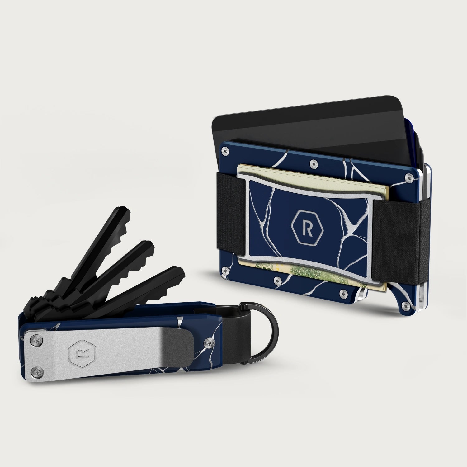 Ridge Wallet + KeyCase - Kintsugi - Navy 2 Ridge Wallet + KeyCase - Kintsugi - Navy