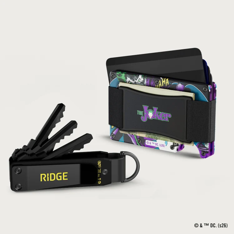 Ridge Wallet + KeyCase - The Joker™ + Batman™ 2 Ridge Wallet + KeyCase - The Joker™ + Batman™