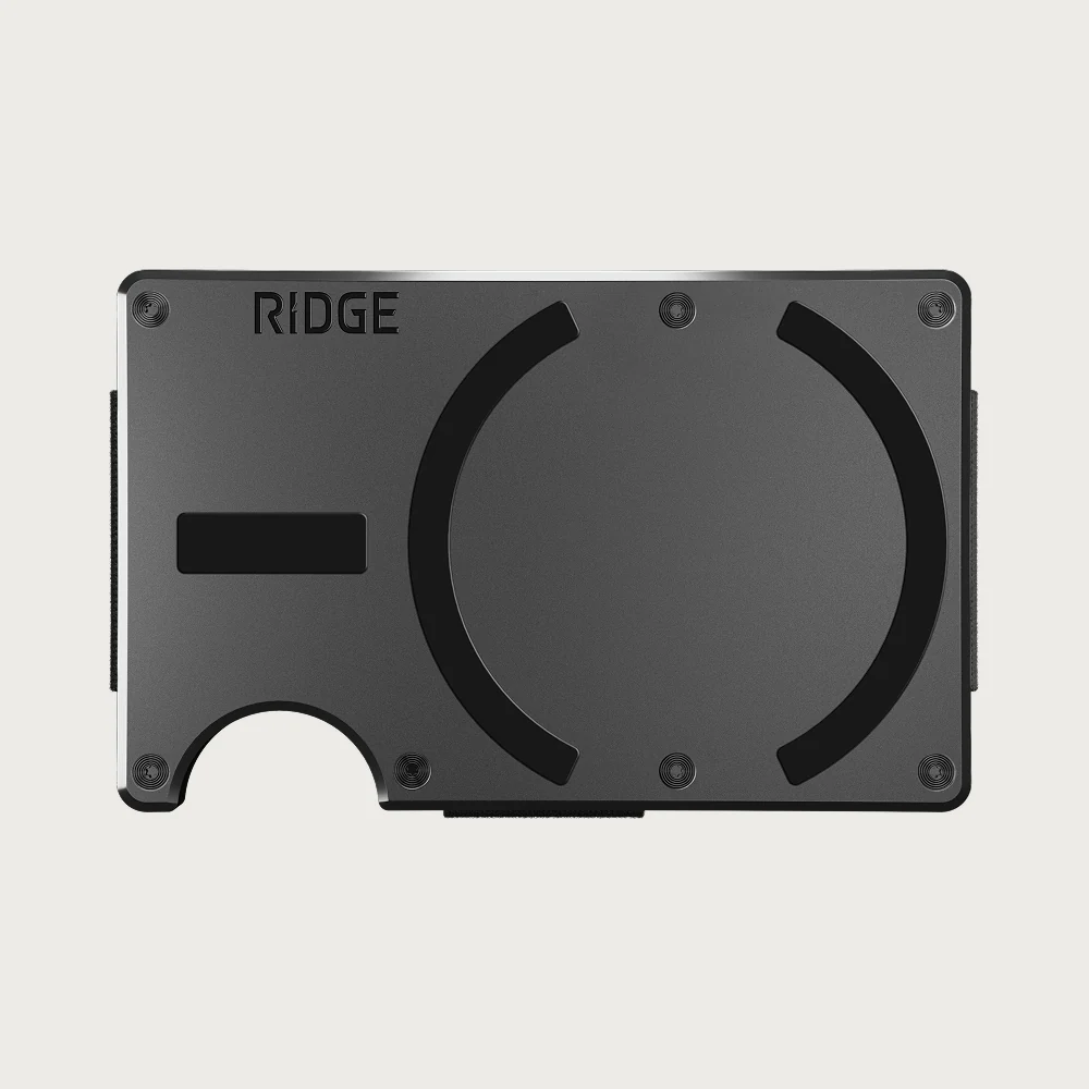 Ridge Wallet For MagSafe - Gunmetal