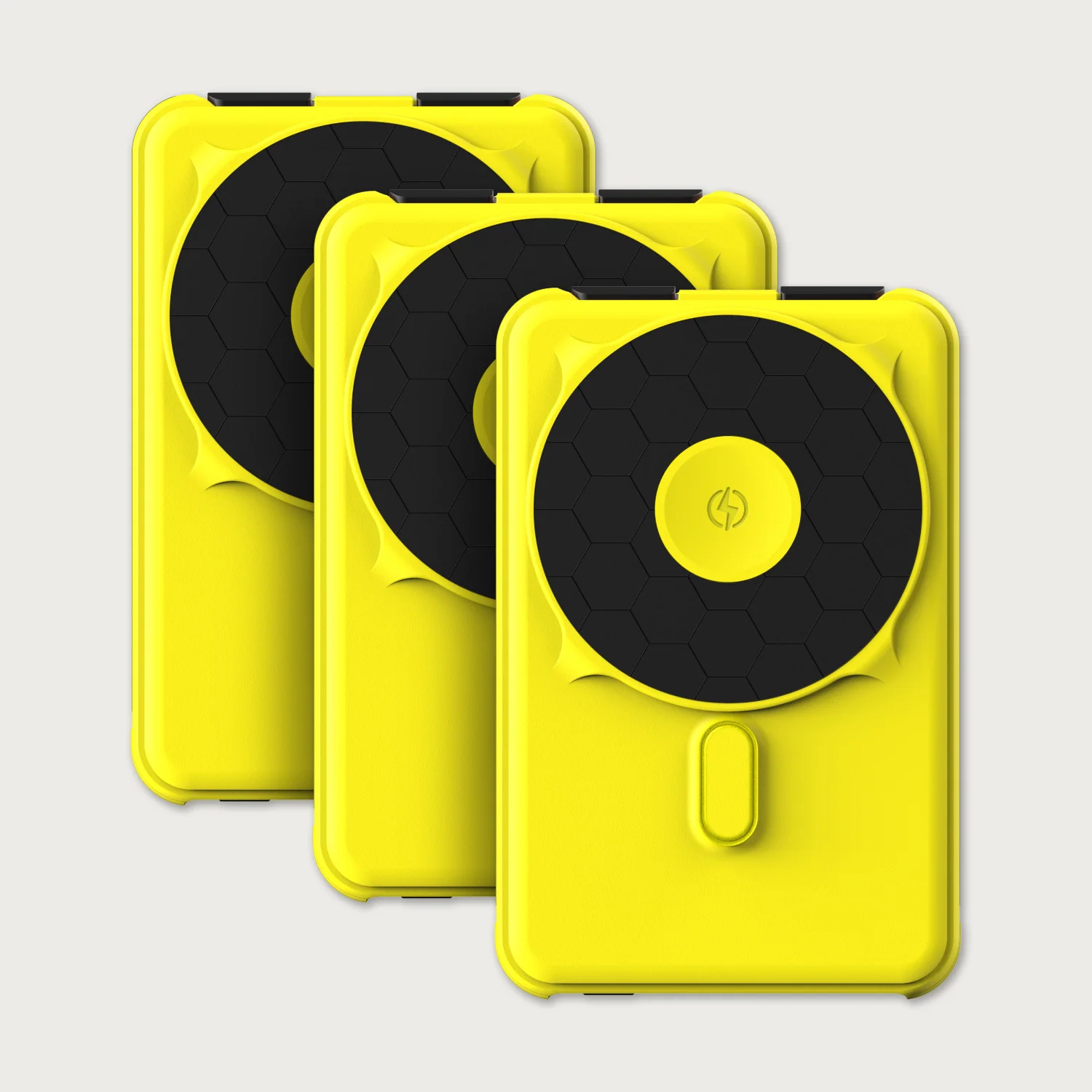 Ridge Power Bank - 10k mAh Bundle - Hyper Lime - 3-Pack