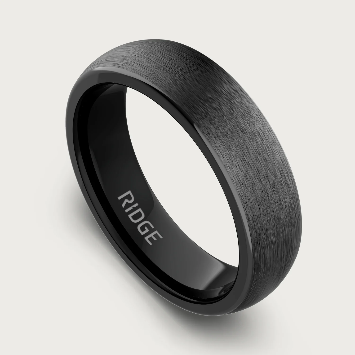 6mm Rounded Ring Set - Gunmetal