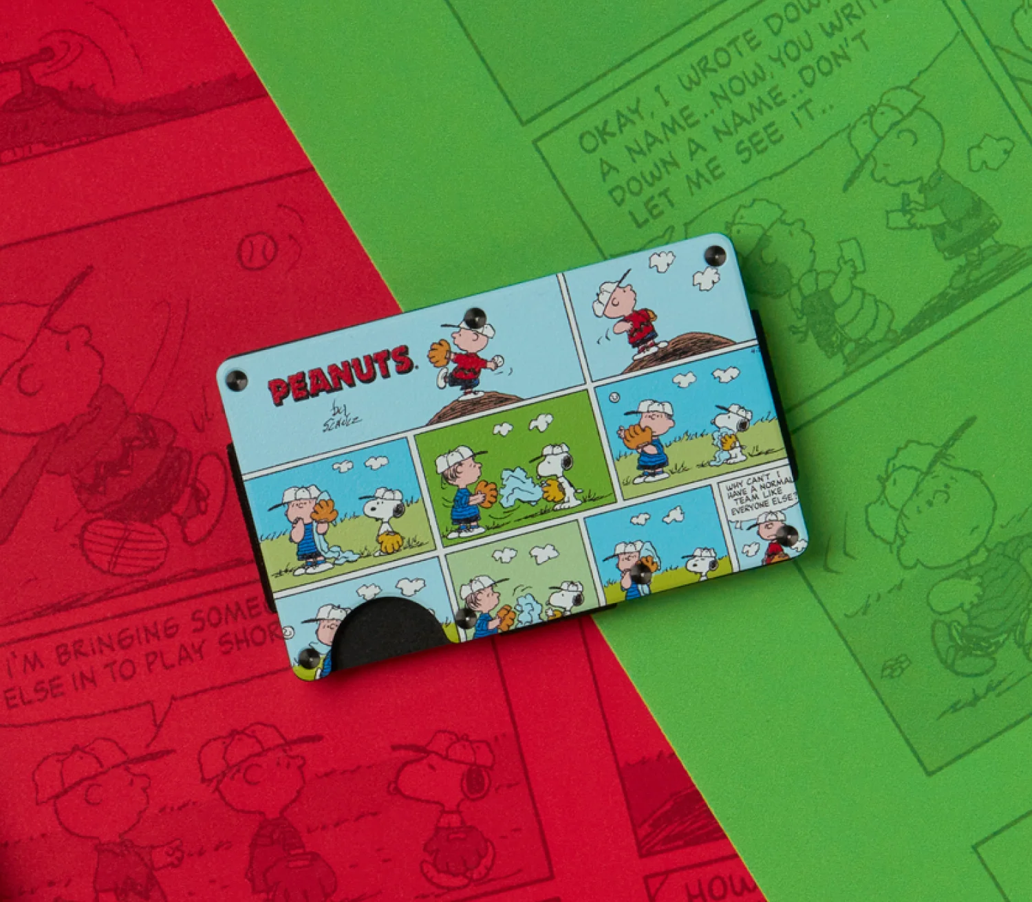 Ridge Wallet - Peanuts - The Sunday Strip 5 Ridge Wallet - Peanuts - The Sunday Strip