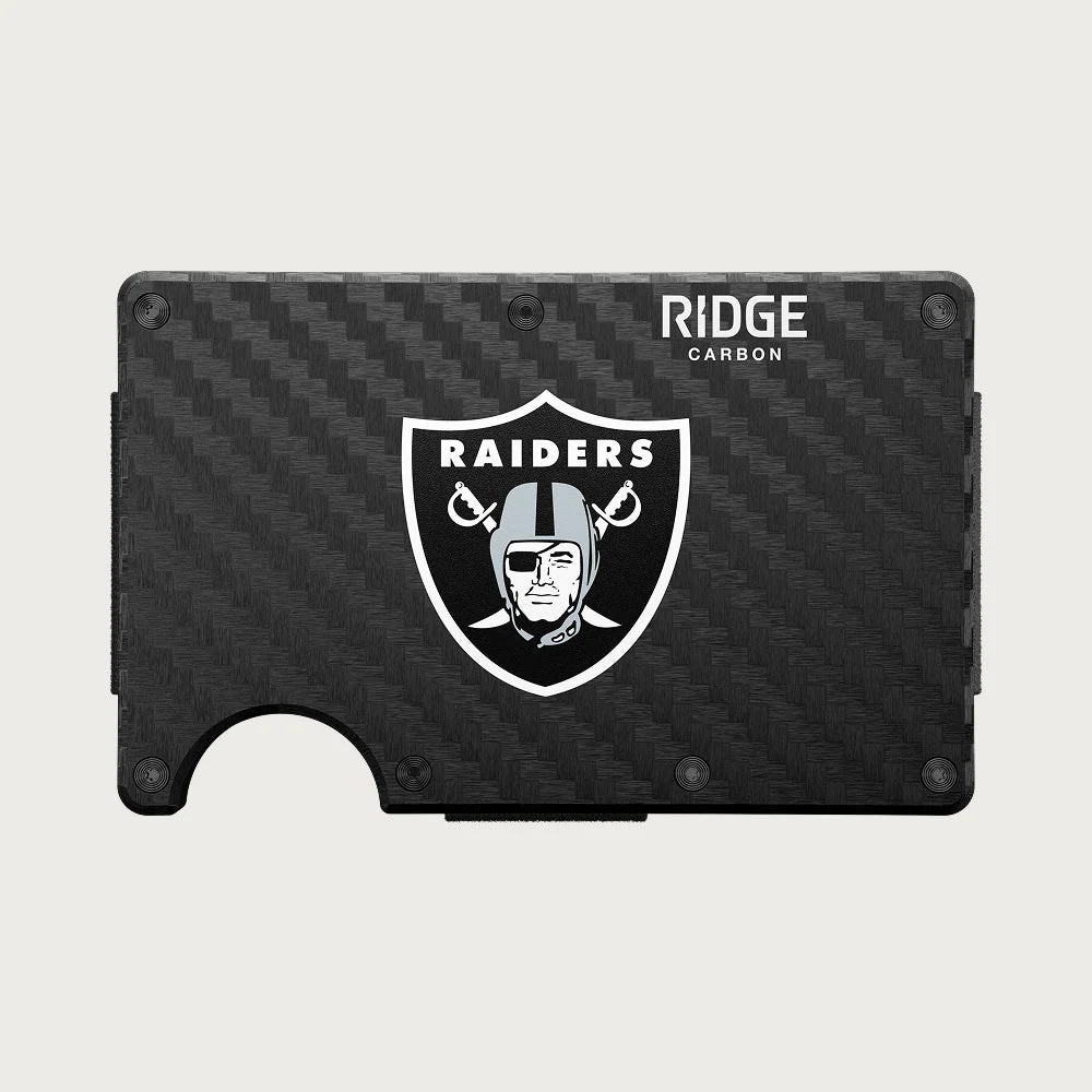 Ridge Wallet - Las Vegas Raiders - Carbon Fiber 3k 1 Ridge Wallet - Las Vegas Raiders - Carbon Fiber 3k