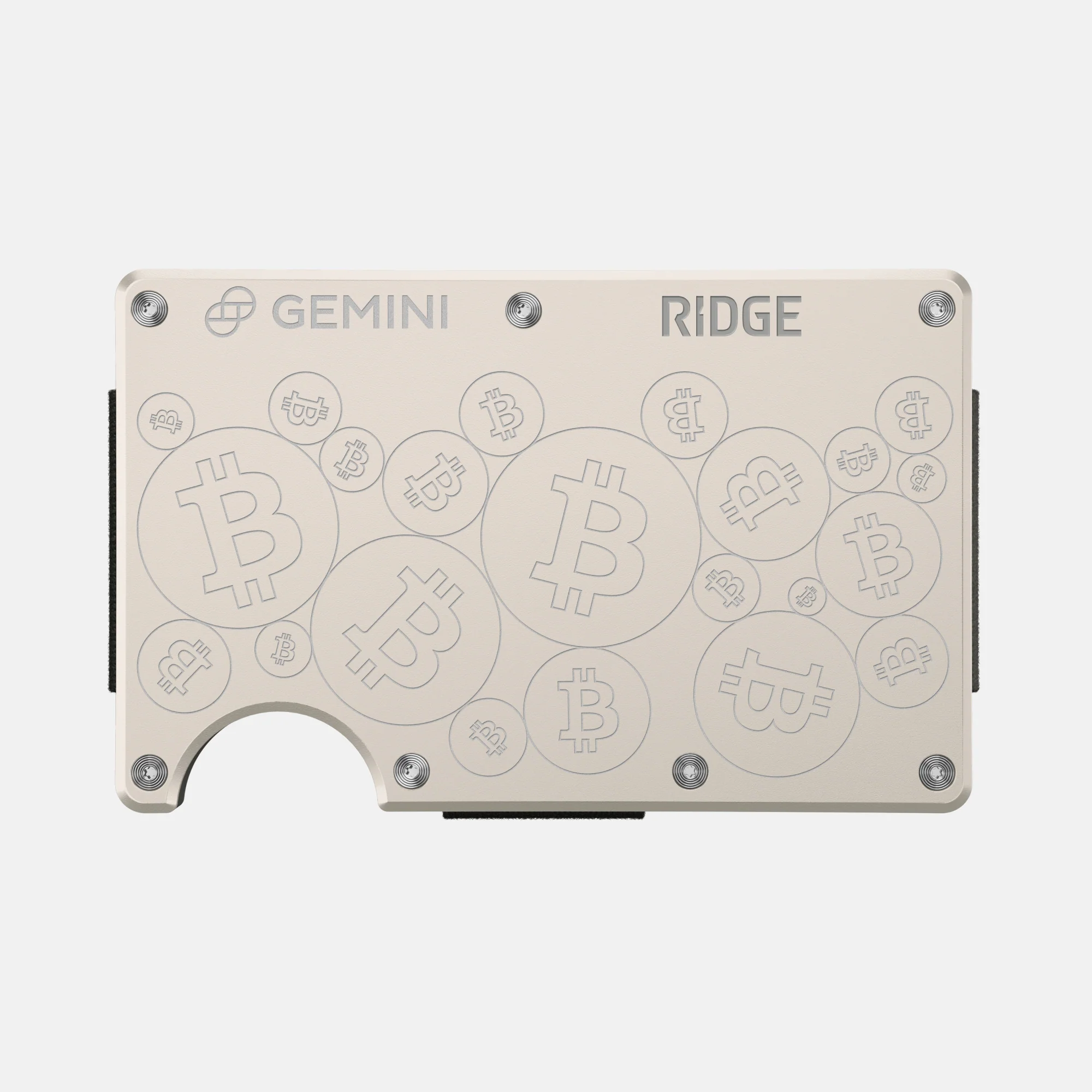Ridge Wallet - Gemini BTC - White