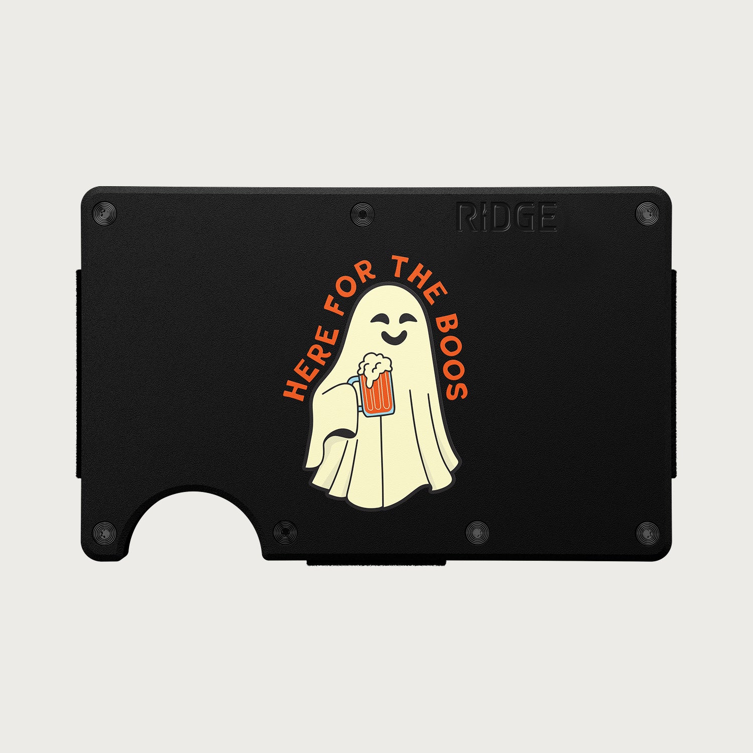 Ridge Wallet - Haunted Hops - Matte Black 1 Ridge Wallet - Haunted Hops - Matte Black
