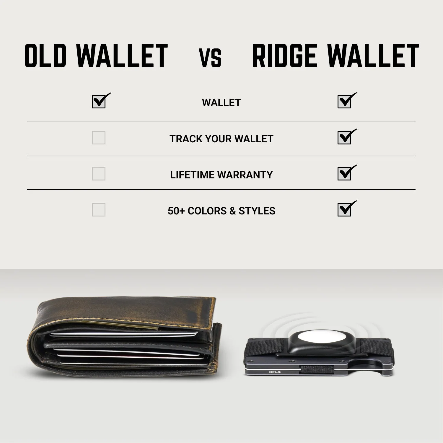 Ridge Wallet - Haunted Hops - Matte Black 10 Ridge Wallet - Haunted Hops - Matte Black
